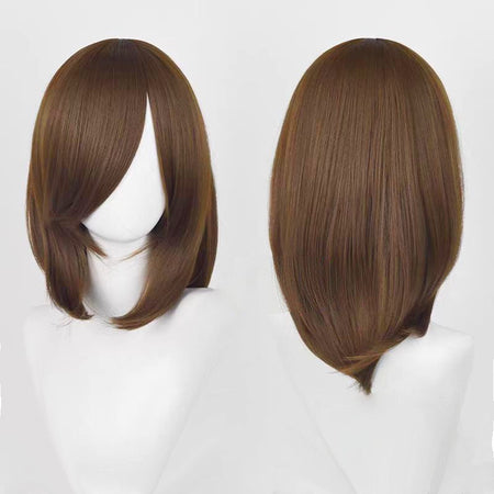 Cosplay Wigs Multicolor 16 Inch Short Straight Men's Wig Synthetic Heat Resistant Wigs for Anime Cosplay Halloween Party Use