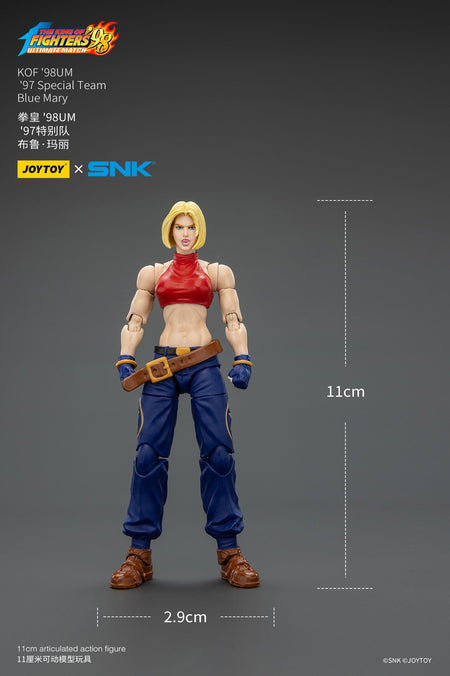 [Pre Order]JOYTOY SNK 1/18 Action Figure KOF 98UM 97 Special Team Ryuji Yamazaki Billy Kane Blue Mary figures Toys Model