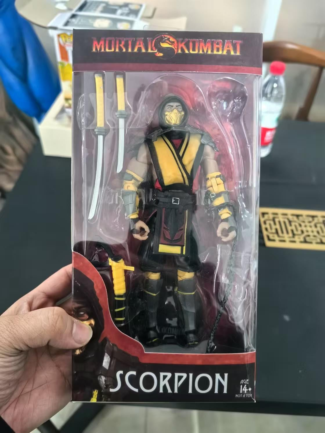 Mortal Kombat Spawn Sub-Zero Scorpion 7" Articulated Action Figure Toys 17cm