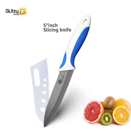 Kitchen Chef Knife Rustproof Fruit Paring Knife Ceramic Knife Household Utility Vegetable Slicing Knives Sharp Black Blades Cook