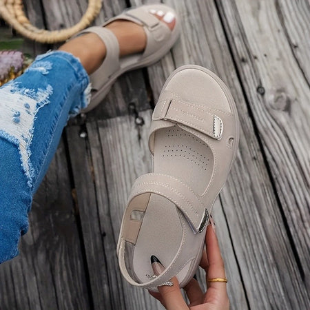 2025 New Summer Sandals Travel Women Shoes New Sandal Sole Durable Sandal Ladies Outdoor Beach Slippers Platform Sandals