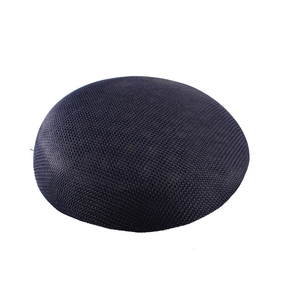 Double hemp yarn pattern design feather accessories big brim sun hat elegant banquet hat wedding beach vacation equestrian hat