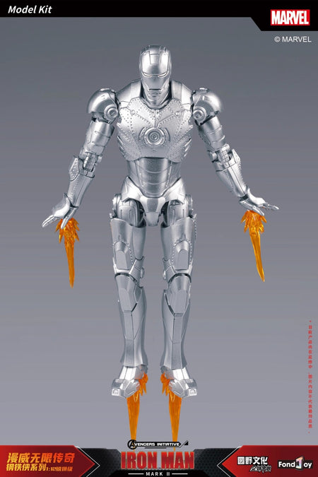 26CM Fondjoy Original Iron Man 1/7 MK42 MK43 1/12 MK1 MK2 MK3 MK4 MK5 MK6 Assembled Tony Stark Action Figure Collect Toy Gift