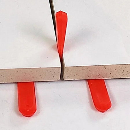 100pcs Reusable 5/6/10mm Plastic Tile Wedge Spacer Leveling Clips Floor Locator Ceramic Tiling Laying Adjustment Construction To