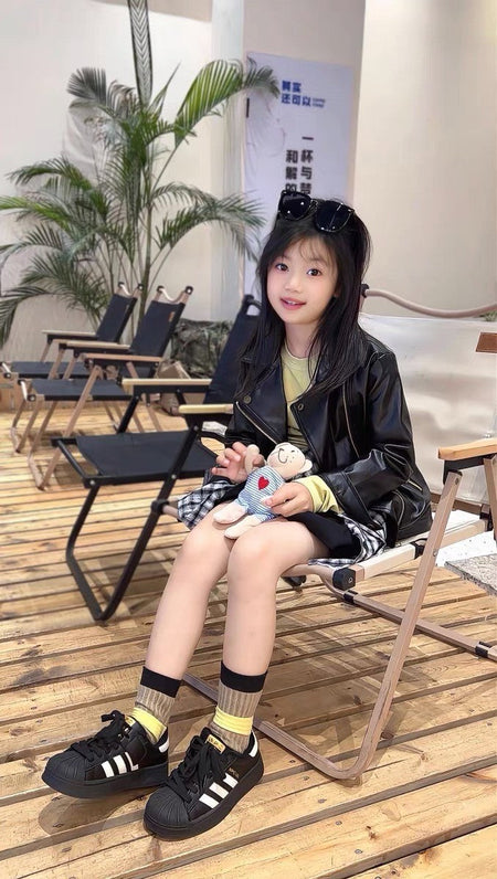 2025 Spring New Korean Style Sports Training Shoes for Kids Boys and Girls Breathable Sneakers