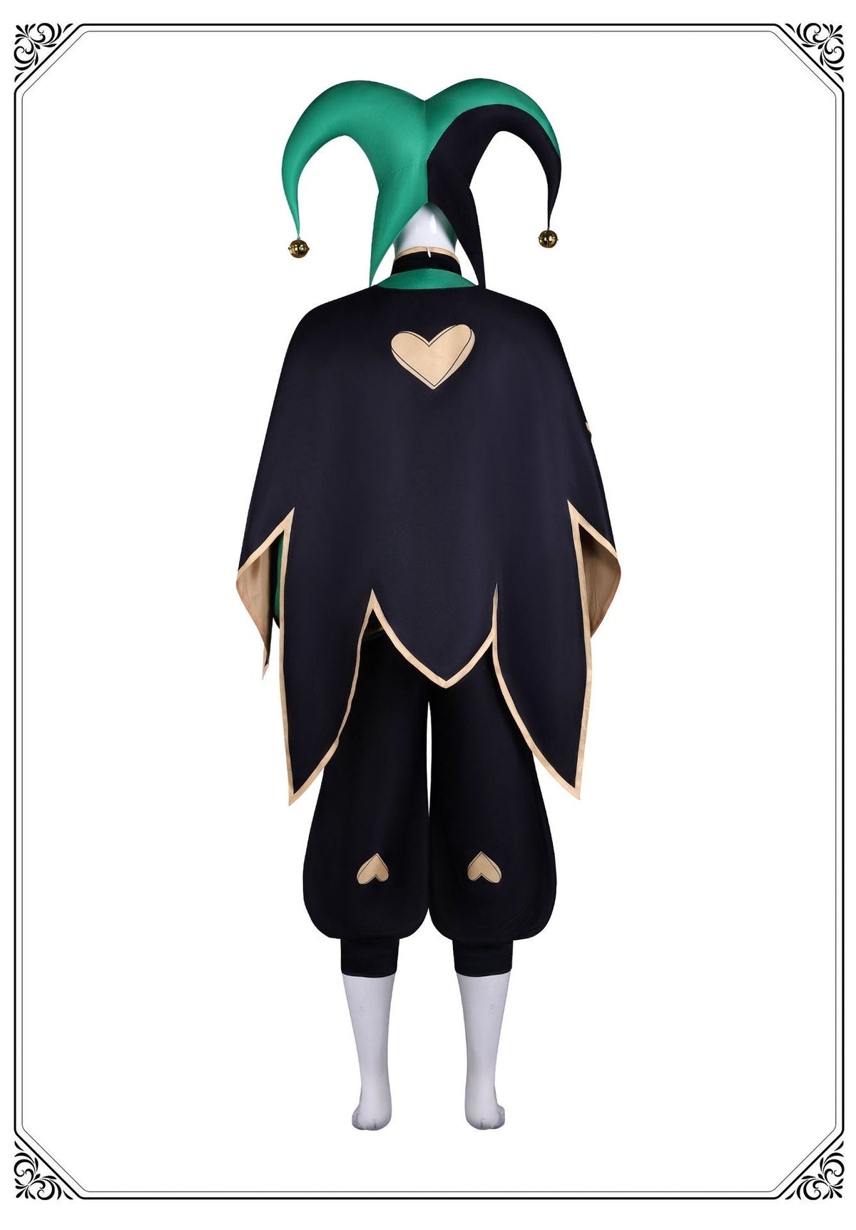 Game The Freak Circus Cosplay Costume Pierrot Jester Harlequin Cosplay Adult Clown Joker Mask Uniform Halloween Carnival Outfits