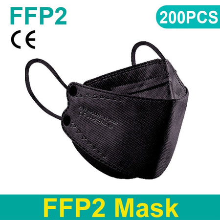 fpp2 CE Protective maske anti dust mask mouth mascarillas 4 Layers maskffp2 face mask KN95 facial masks  filter mask respirator