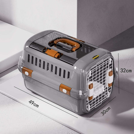 2025 New Cat Carrier Airline Approved,Portable Pet Carrier TSA Approved for Travel,Anti-Anxiety Outdoor Cat Bag for Car,Home Use