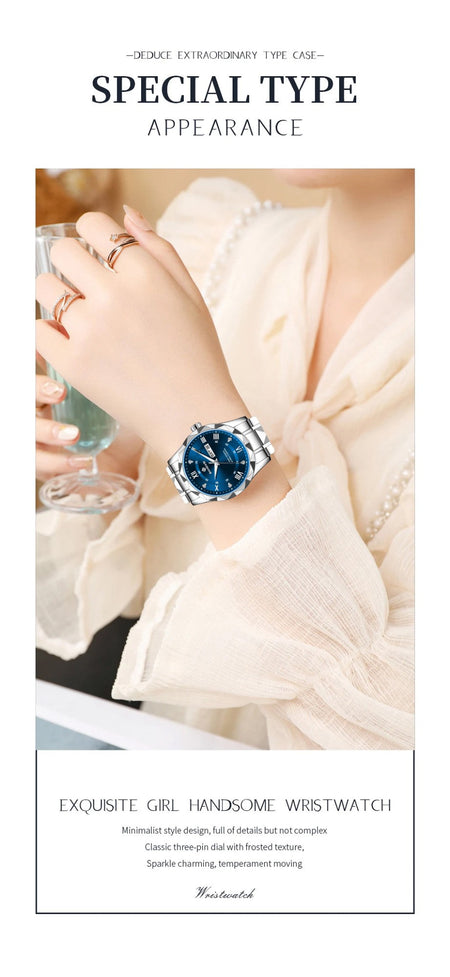 BANGWEI Woman Watch Luxury Elagant Classic Fashion ClockBusiness Casual Date Stainless Waterproof Luminous Quartz Ladies Watches
