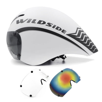 TT Cycling Helmet Lens Goggles Triathlon Tri Aero Road Bike Helmet Timetrial Race Bicycle Helmet Men Casco Ciclismo Accessories