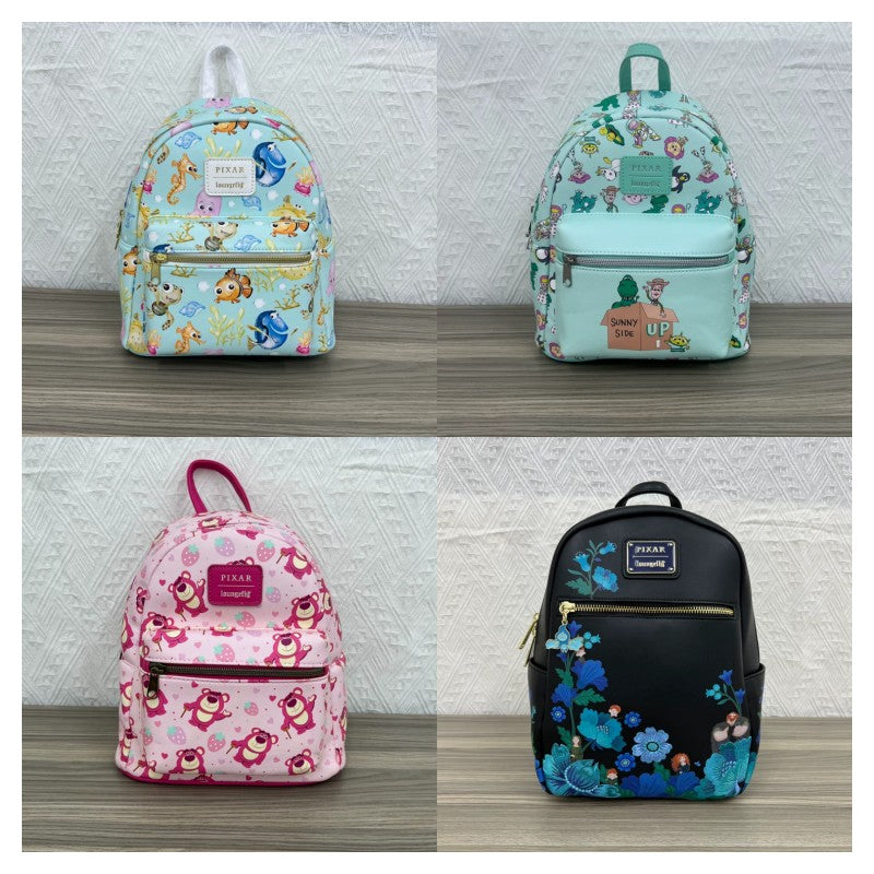Loungefly Pixar Toy Story Backpack Mini Children'S Printed Backpack Cartoon Fashion Cute Girls Travel Bag Kids Birthday Gift