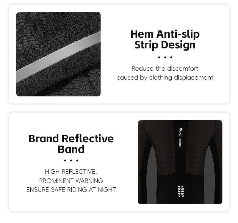 WEST BIKING Cycling Jacket Men Coats Winter Thermal Fleece Windbreaker MTB Bicycle Clothing Motorcycle Bike Jackets 0?-15?
