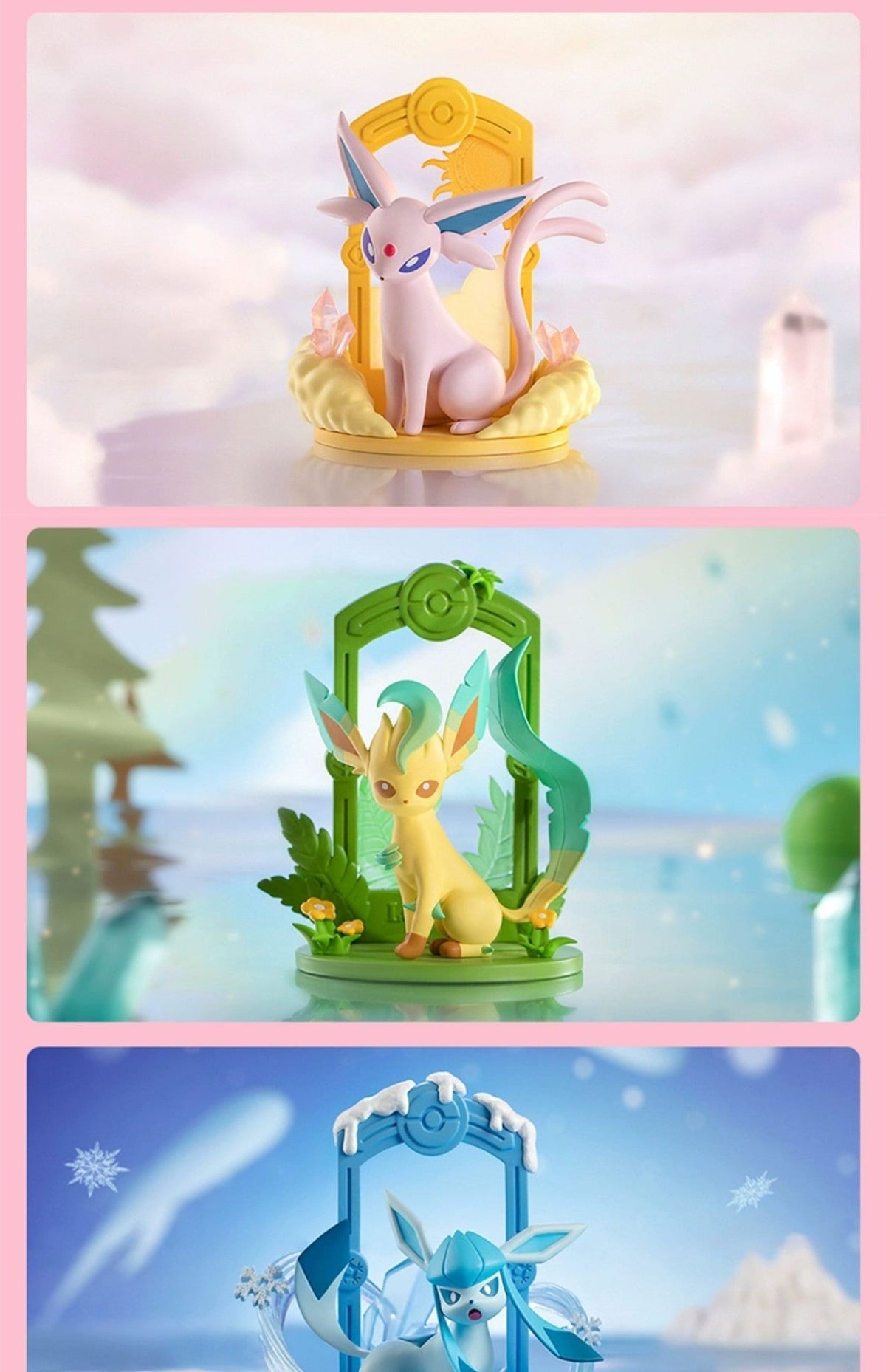 9 Style Pokemon Figures Eeveelution Espeon Sylveon Glaceon Leafeon Vaporeon Umbreon Flareon Anime Figure Pocket Monster Toy