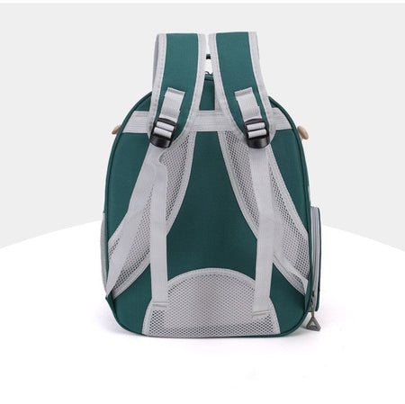 Portable Bird Carrier Bird Backpack with Perch Rope and Tray for Parrot Parakeet Macaw Cockatiel Acrylic Pet Cage Birds Bag