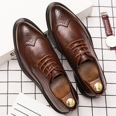 High Quality Men's Dress Shoes Classic Formal Oxford Leather Shoes Men Casual Brogues Business Shoes Man Loafers