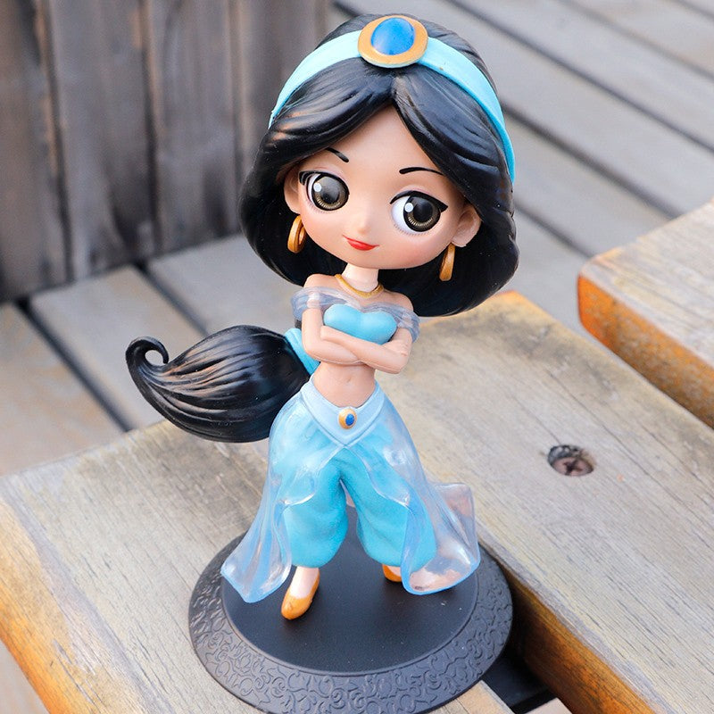 Disney Princess Ariel Rapunzel Cinderella Mermaid Anna Elsa Belle Sofia Snow White Mulan The Little Mermaid Figure Toys Kid Gift