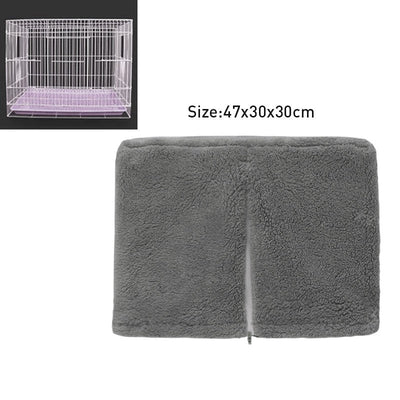 Winter Warm Bird Cage Cover Breathable Splashproof Large Bird Cage Cover Parrot Cage Shading Protective Products Bird Supplies