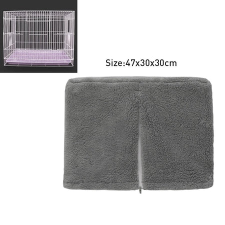 Winter Warm Bird Cage Cover Breathable Splashproof Large Bird Cage Cover Parrot Cage Shading Protective Products Bird Supplies
