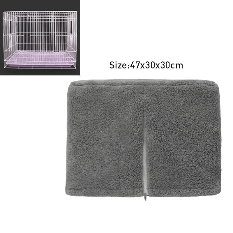 Winter Warm Bird Cage Cover Breathable Splashproof Large Bird Cage Cover Parrot Cage Shading Protective Products Bird Supplies