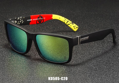 KDEAM Revamp Of Sport Men Sunglasses Polarized Shockingly Colors Sun Glasses Outdoor Driving Photochromic Sunglass With Box