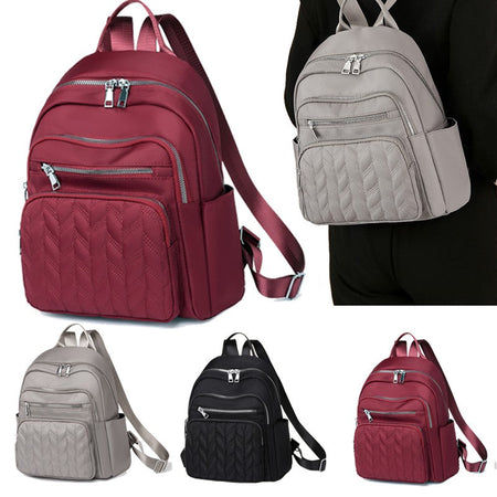 Men's and women's Oxford cloth backpacks, nylon travel backpacks, casual and fashionable canvas backpacks