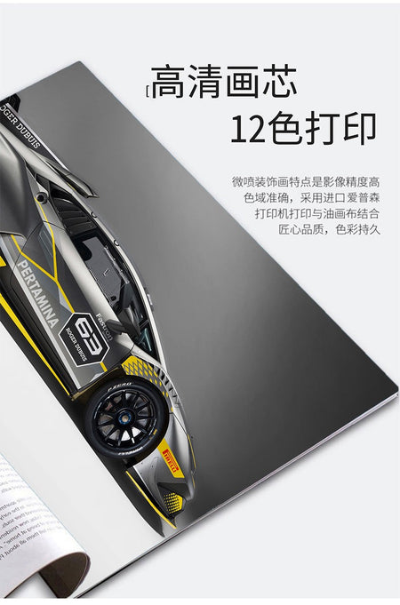 Car Clock Living Room Creative E-sports Room Silent Clock Auto Repair Beauty Shop Personality Art Decorative Painting Wall Clock