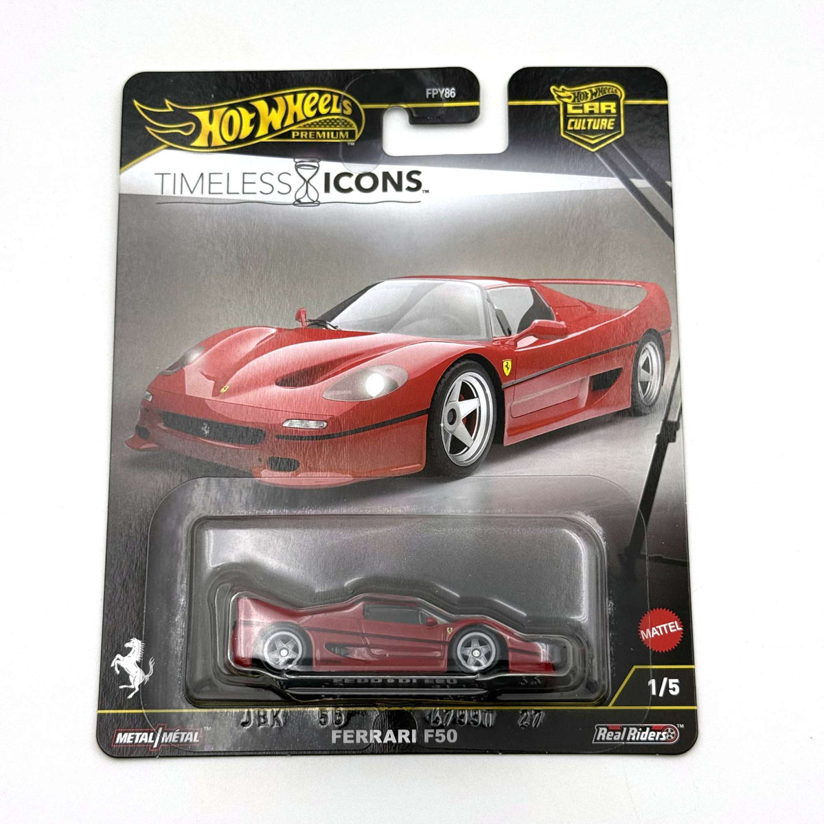 Hot Wheels  FPY86 9C1N Timeless Icons Lexus LFA/Nissan Skyline/Porsche/Koenigsegg/Ferrari F50 1/64 Metal Diecast Model Car