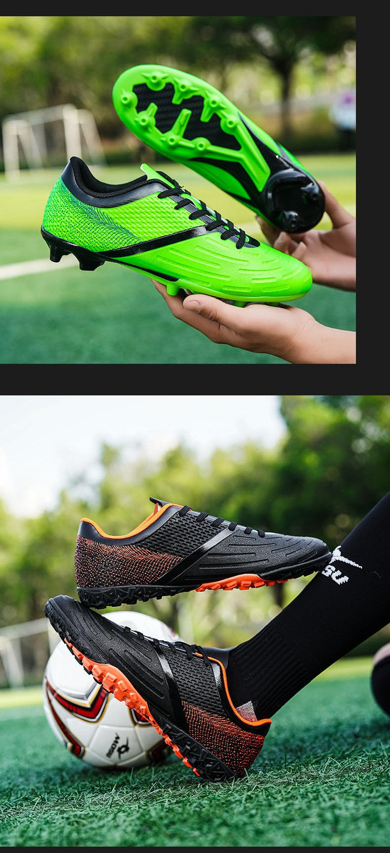 Training Men Soccer Shoes Society Cleats Professional Football Shoes Indoor Non-Slip Football Field Boots Low Cut Sneaker Unisex