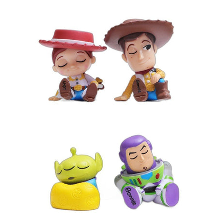 Q Version Anime Figures Cartoon Toy Story Woody Alien Monsters University James P. Sullivan Model Toys Children Christmas Gift