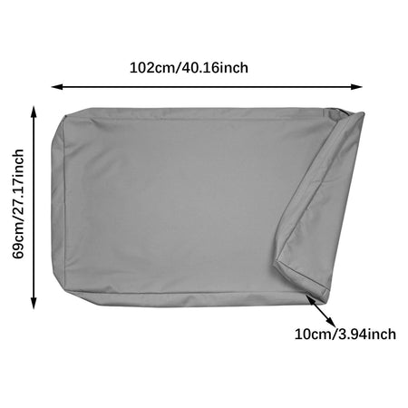 Oxford Cloth Waterproof Dog Bed Cover Replacement Washable Dog Crate Pad Cover for Puppy Kitten Bed Cover Pet Supplies