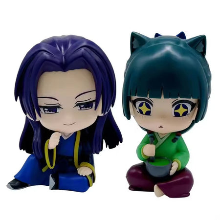 The Apothecary Diaries Maomao Jinshi Q Version Mini Figure Anime Periphery Kawaii Sitting Toys Desktop Car Ornaments Model Gifts