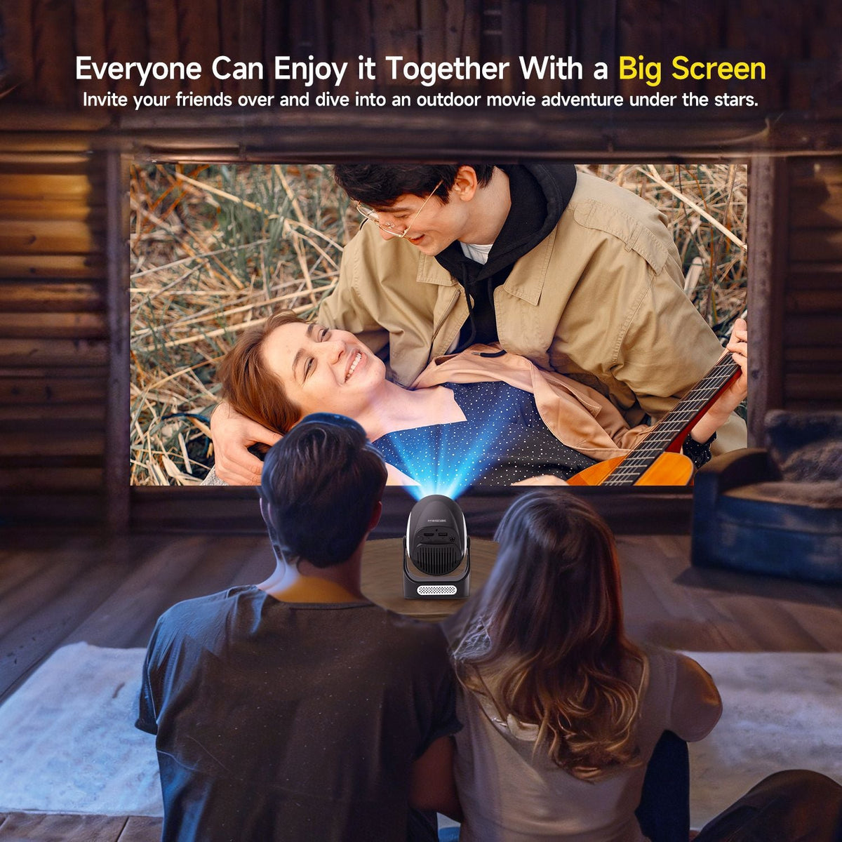 Magcubic HY300 X Projector Electric Focus 4K HD 300ANSI Allwinner H713 90° Flexible BT5.0 Home Cinema Outdoor portable Projector