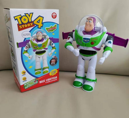 Toy Story Buzz Lightyear Model Toys Pixar Electric Walking Robot Doll Action Figure Toy Birthday Gift Toys Model For Children