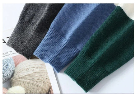 2025 New Male Patchwork Sweater Trend High Street Fashion Autumn and Winter Warm Mens Hip-hop Street Clothing Men pullover shirt