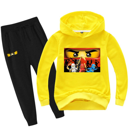 2-13 years Spring Autumn Children Clothing Sets  Kids Clothes Baby Boys Hoodies Pants 2 Pcs Set Tracksuit Anime Outwear Coat