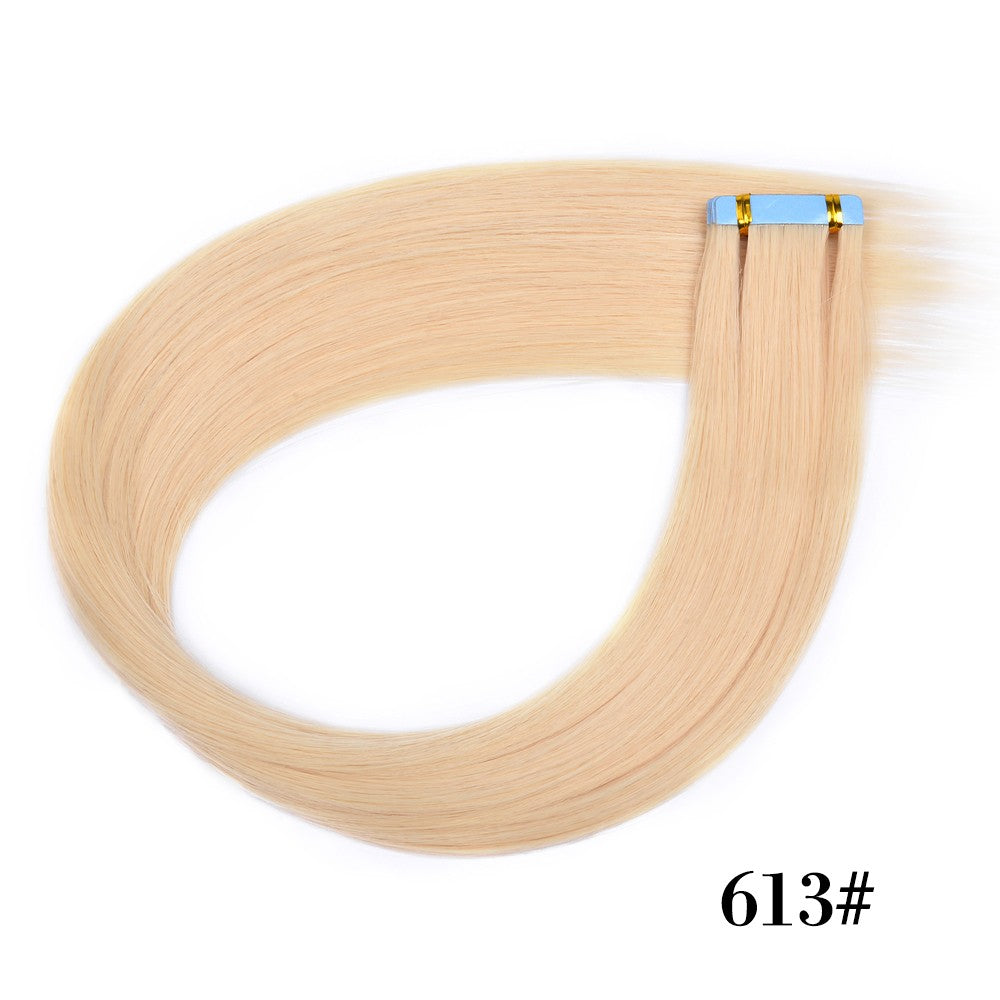 Synthetic Straight Tape In Hair Extensions 10pcs Natural Hair Extension 24inch For Women Invisible Double Sided Free Style