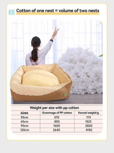 HOOPET Winter Dog Deep Sleep Warm Pet Mattress For Dogs Cats Dog Kennel Pet Bed Products