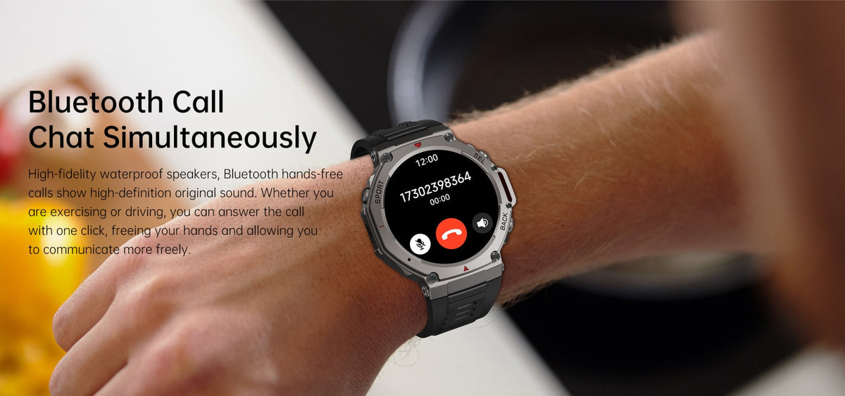 2025 Original T-Rex 3 Ultra Military GPS Smartwatch Built-in GNSS Compass Altimeter 10ATM Waterproof Sports Smartwatch Men Women