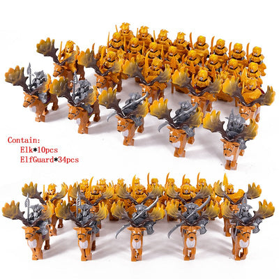 MOC Roman Empire Spartan Army Medieval Soldier Chariot Building Block Bricks Ancient Military War Helmet Toys For Children