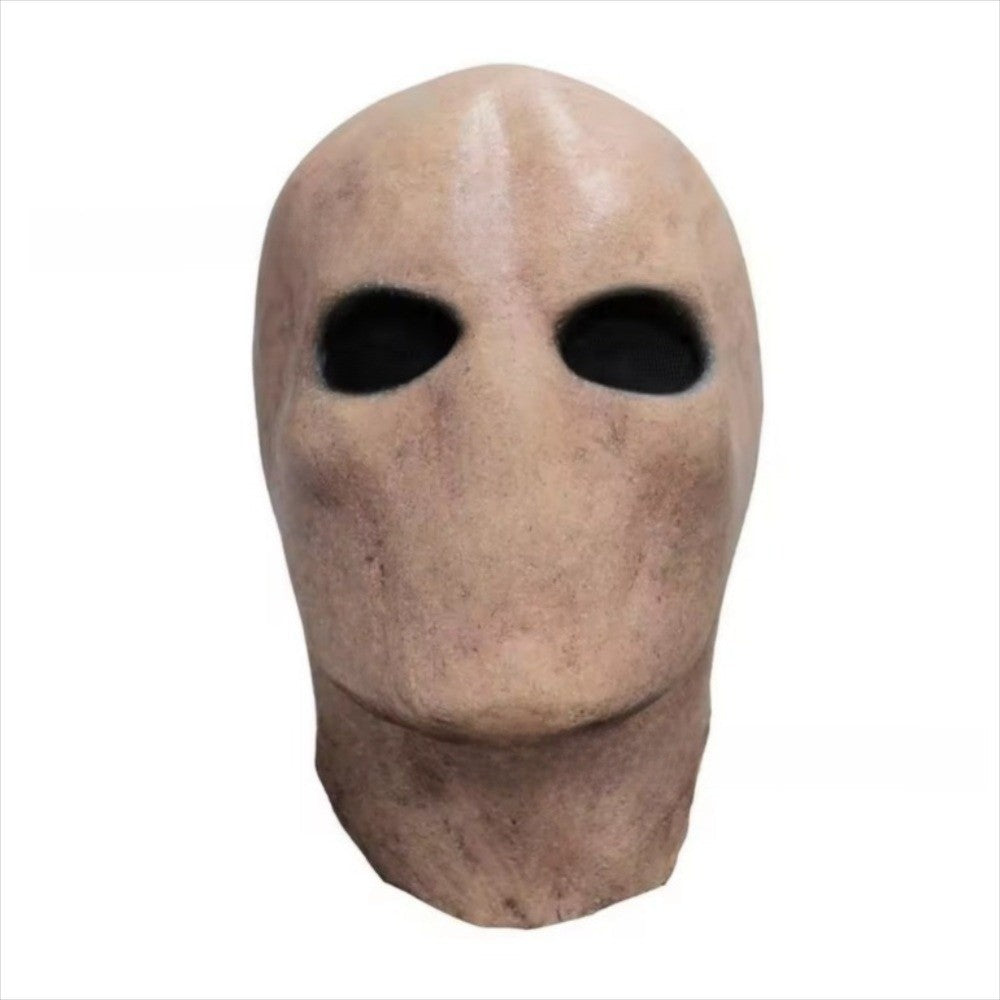Faceless Man Halloween Slenderman Mask Non-toxic Realistic Alien Skull Latex Helmet Dress Up 3D Party Cosplay Props Carnival