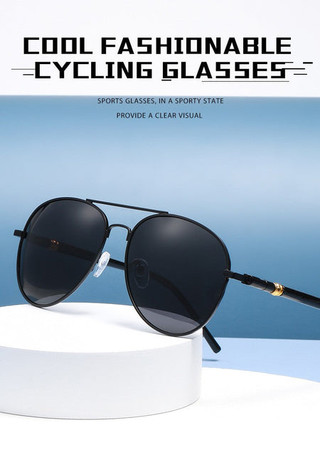 Pilot Men Classic Prescription Reading Sunglasses Black Lens Finished Presbyopic Readers Shade Outdoor Sun Glasses +1.0 to +4.0