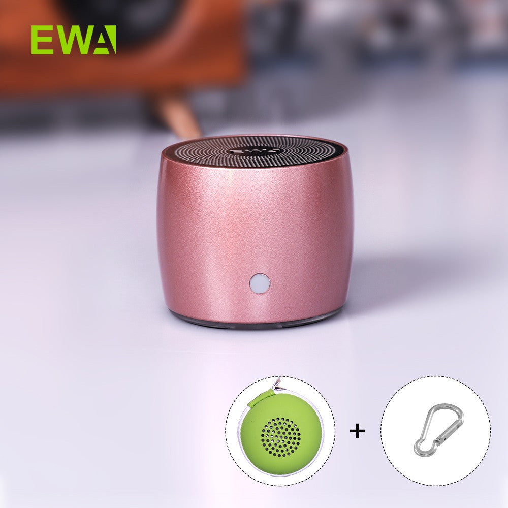 EWA A103 Mini Bluetooth Speakers German Bass Speaker For Outdoor/Indoor Camp/Bicycle /Ravel Metal Box Loud Sound