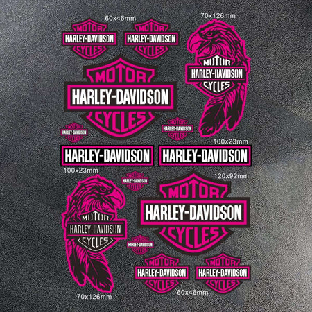 2026 New Harley Davidson Sticker Logo Motorcycle Helmet Tank Bike Decal for Sportster 883 Sportster S 1250 Fat Boy 117
