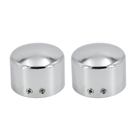 2pcs Motorcycle Front Axle Nut Cover Cap Bolt Black/Chrome For Harley Touring Softail Breakout Dyna Street Bob V-Rod Sportster