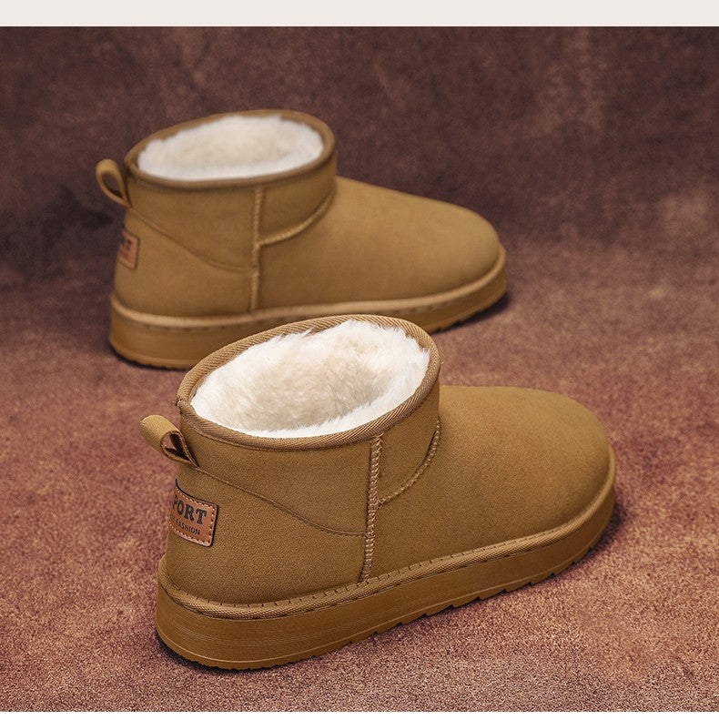 Mens Shoes Classic Top Quality Suede Leather Ankle Boots 2025 Winter Snow Boots for Men New Fashion Australia Boots 36-45