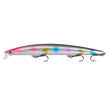1pcs 18cm 24g Minnow Fishing Lure Laser Hard Artificial Bait Plastic Big Fake Fish Lures Sea Fishing Bait Crankbait Wobblers
