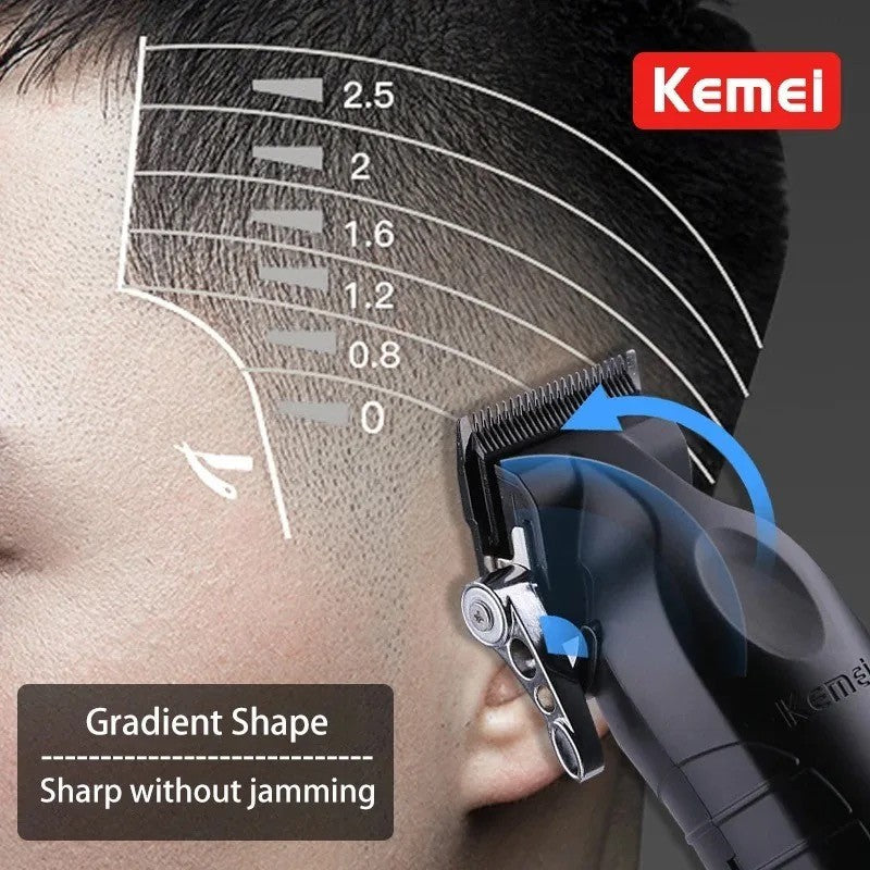 Kemei 2299 2296 T95 Professional Hair Clipper Cordless Trimmer Electric Foil Shaver Men Rechargeable Finish Hair Cutting Machine