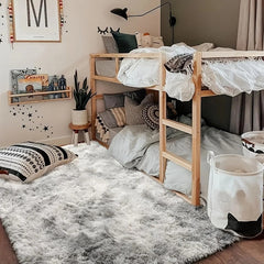 Cute Fluffy Rug - Ultra-Grip Non-Slip Backing, Effortlessly Easy to Clean - Perfect for Living Room, Kitchen, Bedroom, Bathroom,