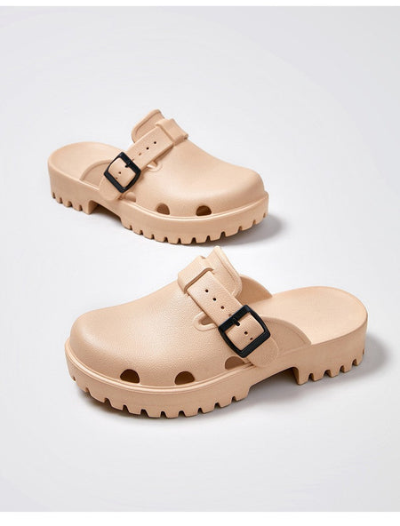 Kidmi New Women's Sandals Platform Beach Sandals EVA Flat Sandals Casual Women Shoes Summer Soft Sandals Outdoor Fashion Sandals