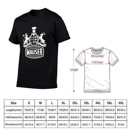 high t quality shirt T-Shirt cotton man brand man Crest t shirt t man Mauser shirts T-Shirt plain high quality luxury